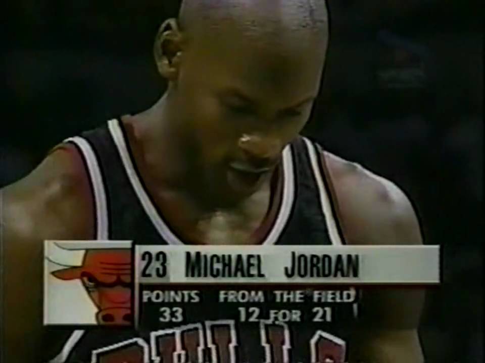 MICHAEL JORDAN: 45 pts vs Milwaukee Bucks (1995.12.09) HD
