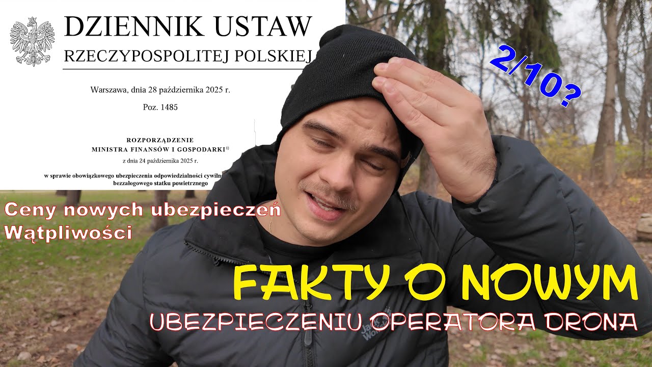 OBOWIĄZKOWE OC OPERATORA DRONA JEDNAK NIE TAKIE FAJNE? Wątpliwości, ceny | Podniebny Kot
