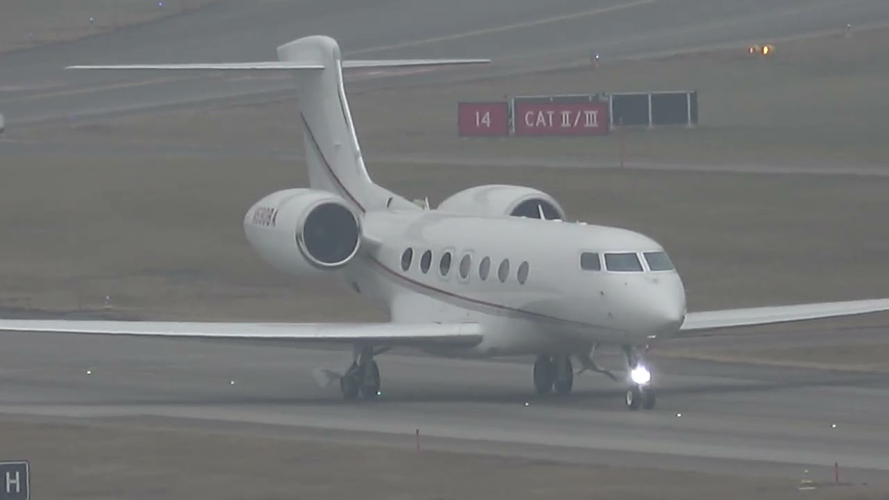 GULFSTREAM G500 N590BA ARRIVING INTO ZURICH - WEF VISITOR 19-1-2026.