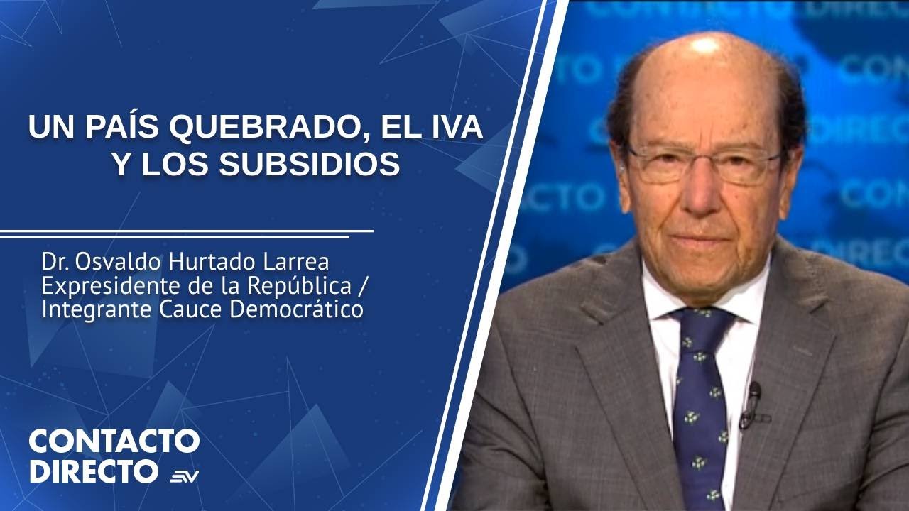 Entrevista con Osvaldo Hurtado Larrea - Expresidente de la República | Contacto Directo | Ecuavisa