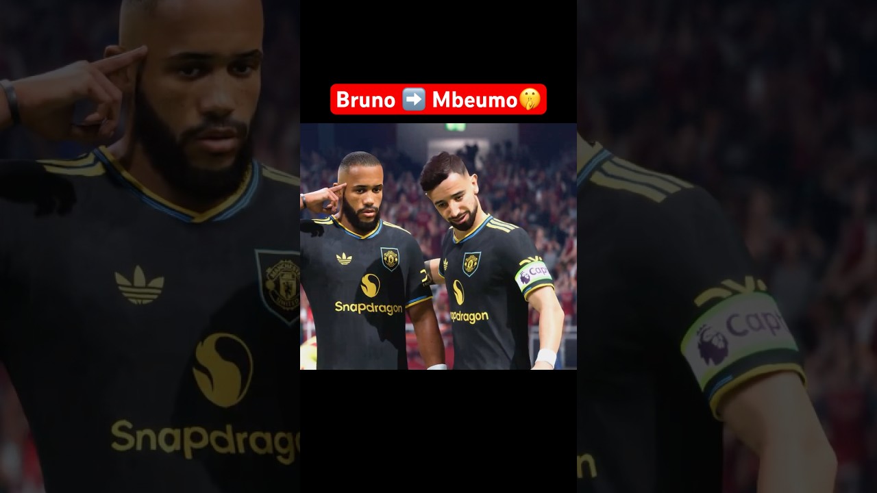Bruno 👀 + Mbeumo🏃🏽&zwj;➡️=⚽️ #irontaurus #premierleague #fc26 #football #ps5 #fifa  #manchesterunited