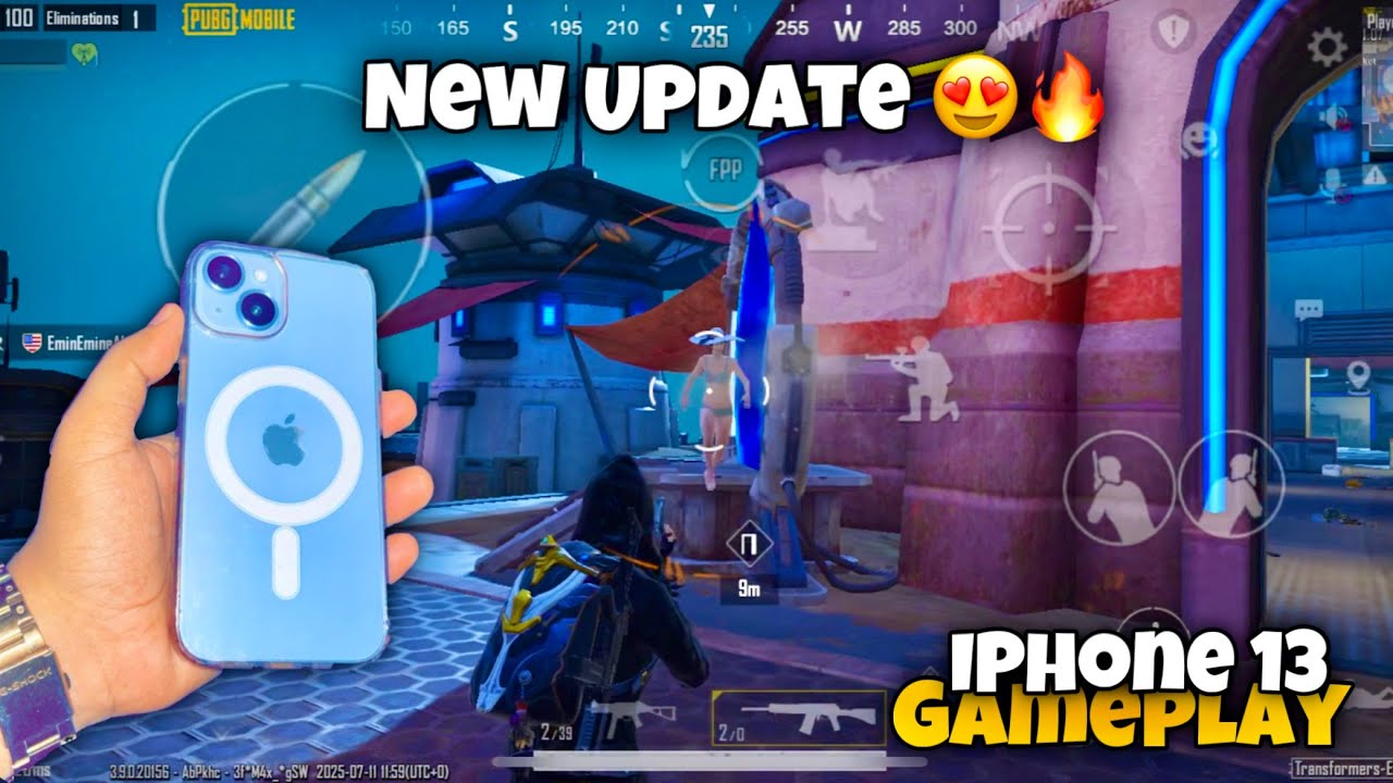 Pubg New 3.9 Update Erangel Gameplay 🔥/ iPhone 13 HD+Extreme Graphics 😍