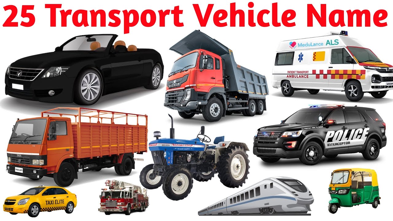 Land, Water & Air Transport Vehicles | बच्चों के लिए Heavy Transport Vehicles | Kids Learning 