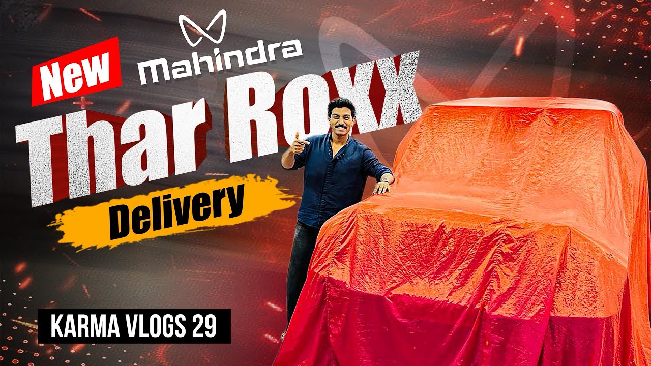 2025 Thar Roxx Delivery Vlog 😱 | #thar #mahindra #tharrox #deliveryvlog 