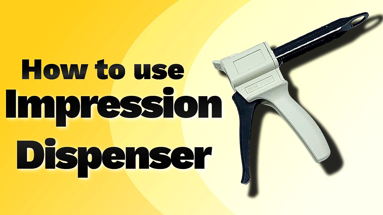 Impression dispensing gun / How to use the Impression gun dispenser / Gun type impression dispenser
