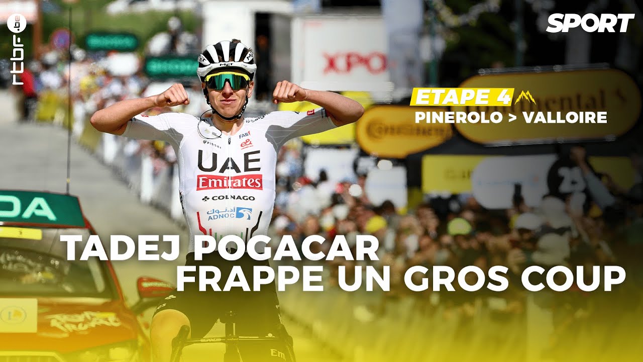 Tadej Pogacar s'impose en solitaire à Valloire : Résumé étape 4 | Tour de France 2024
