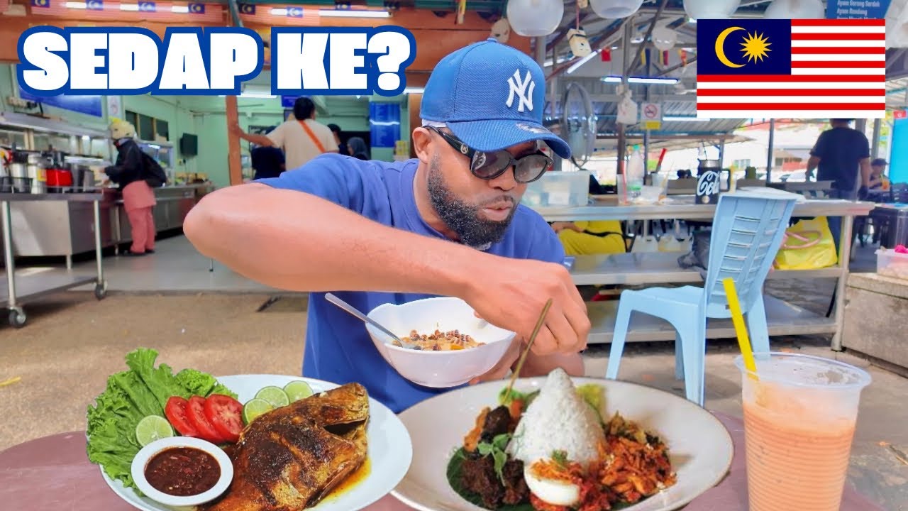 I Tried The Best Nasi Campur in Kuala Lumpur | Malaysian Food Kampung Baru
