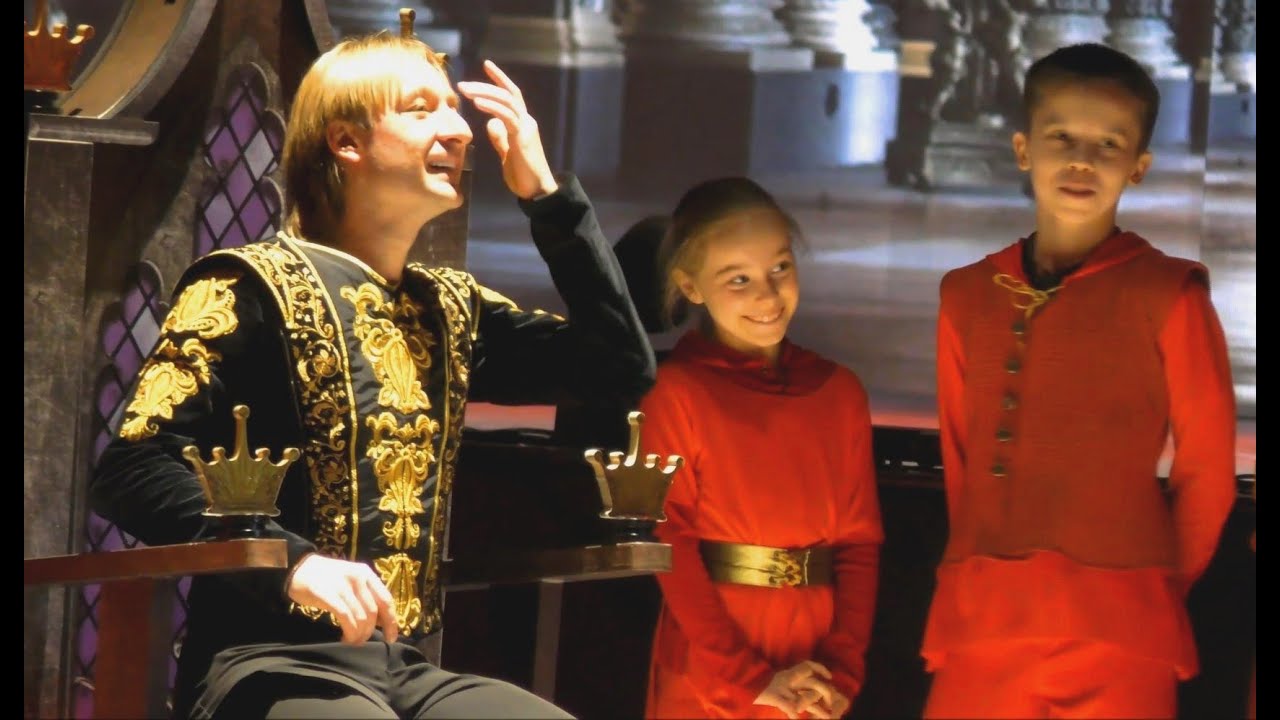 Students and coach. Evgeni Plushenko is 39 years old!