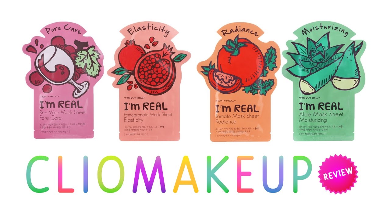 Recensione Maschere TonyMoly I'm Real Mask Review