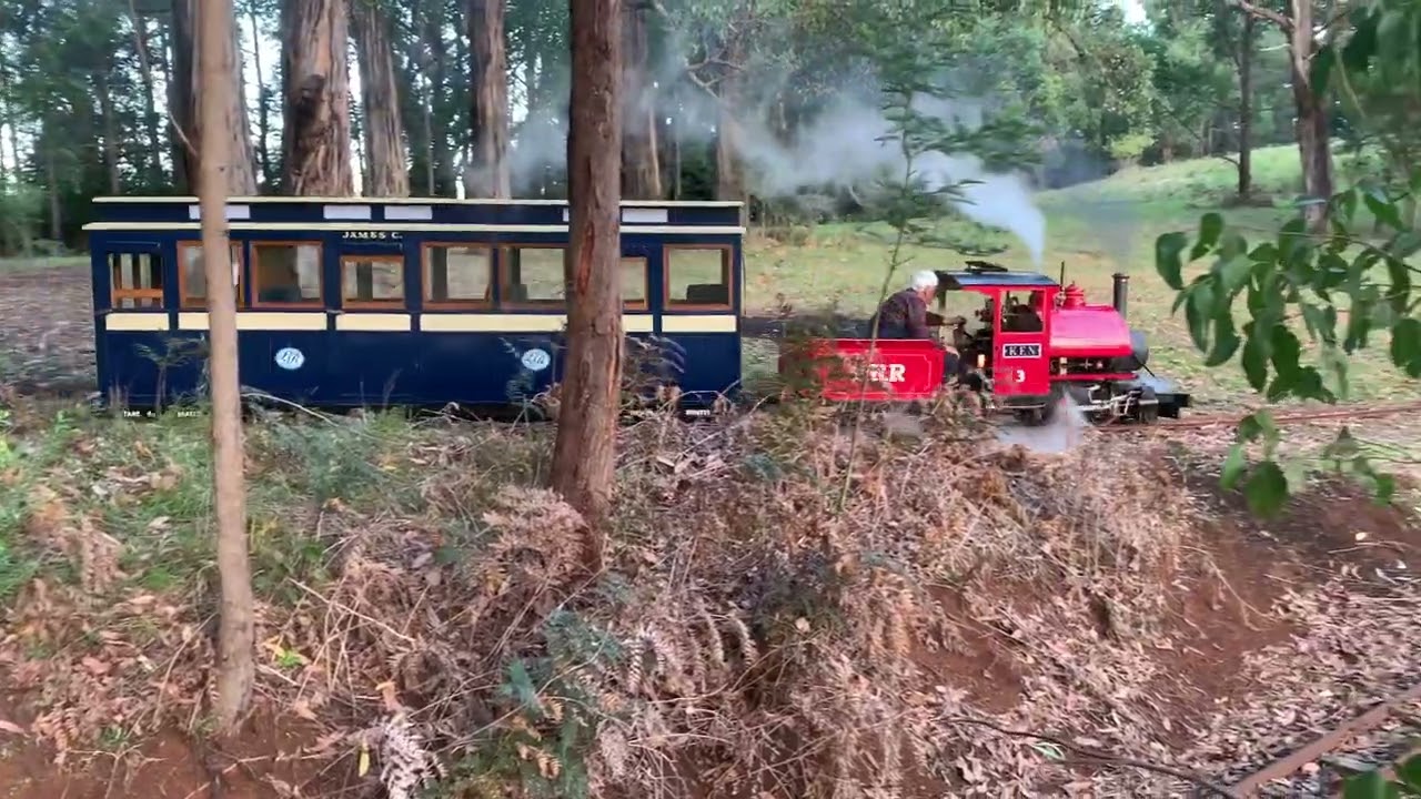 RUNNING THE RED LOCO
