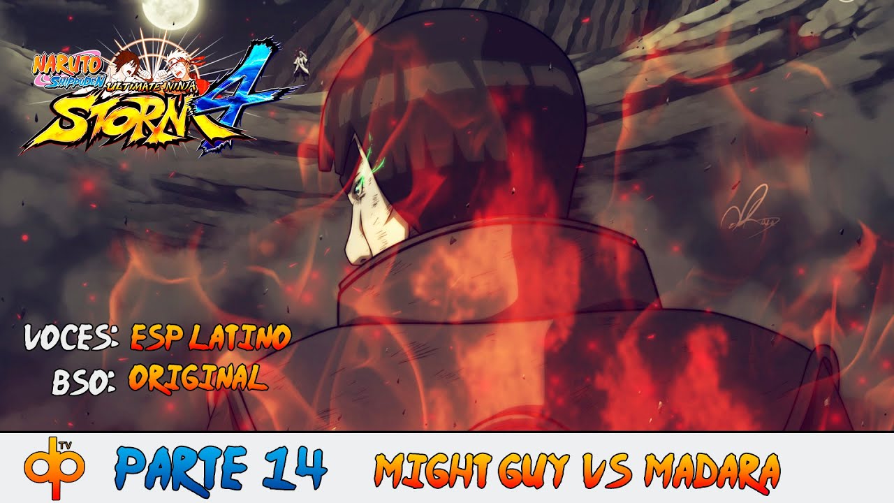 Gai Sensei vs Madara Español Latino - Naruto Shippuden Ultimate Ninja Storm 4 Parte 14