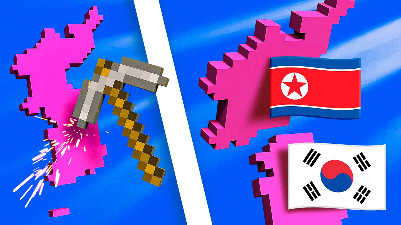 ⛏️Countries in Minecraft are Split Along Borders