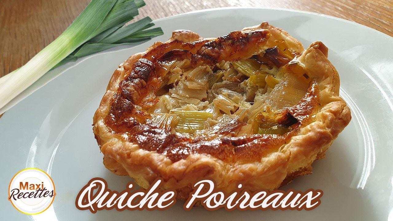 Recette Quiche aux Poireaux