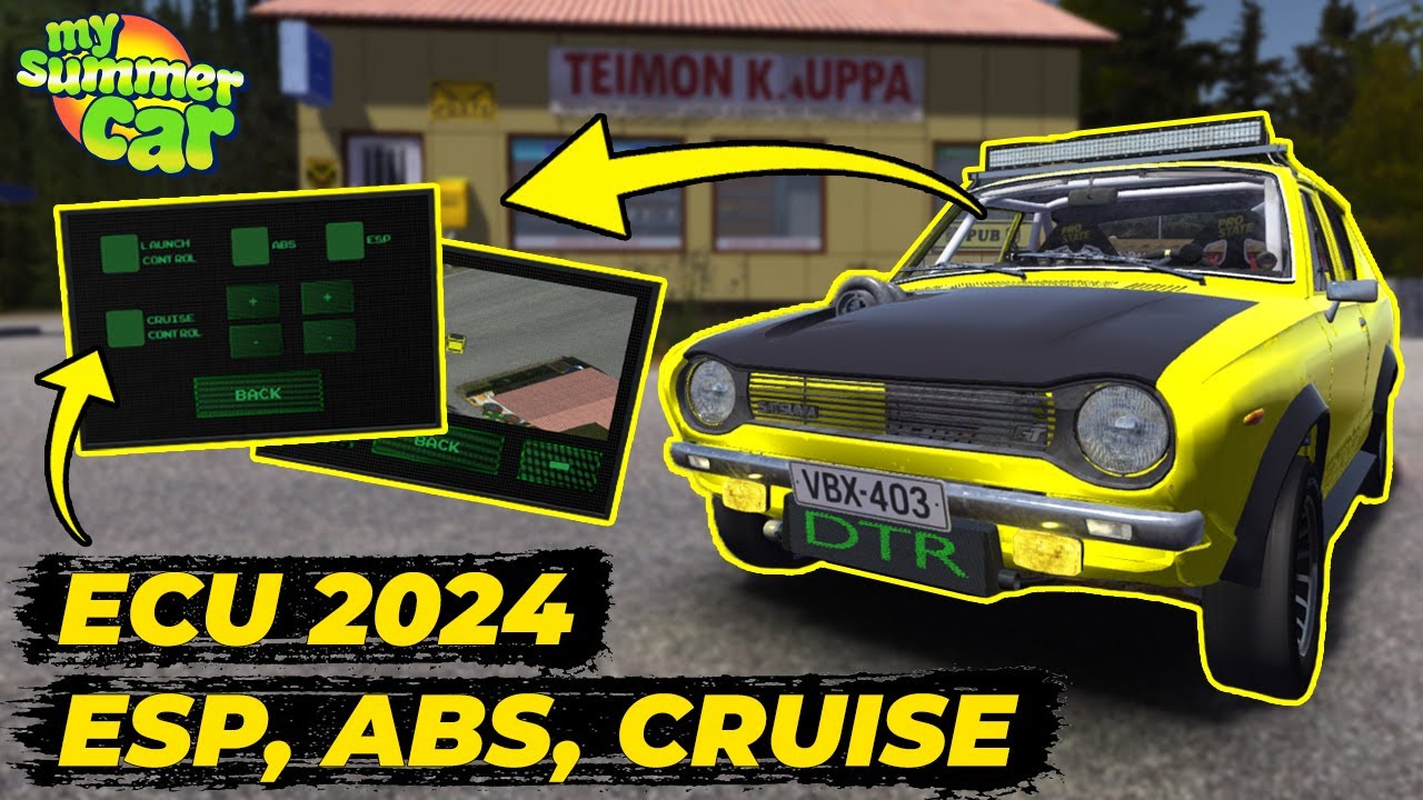 ECU (ESP, ABS, NAVIGATION) 2024! TURBO SATSUMA! | My Summer Car #42
