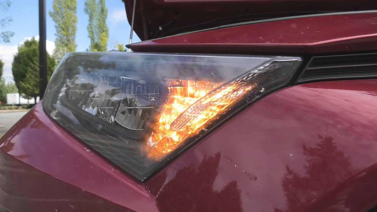 Toyota RAV4 (2019-2024): Front Turn Signal Light Bulbs Replacement.