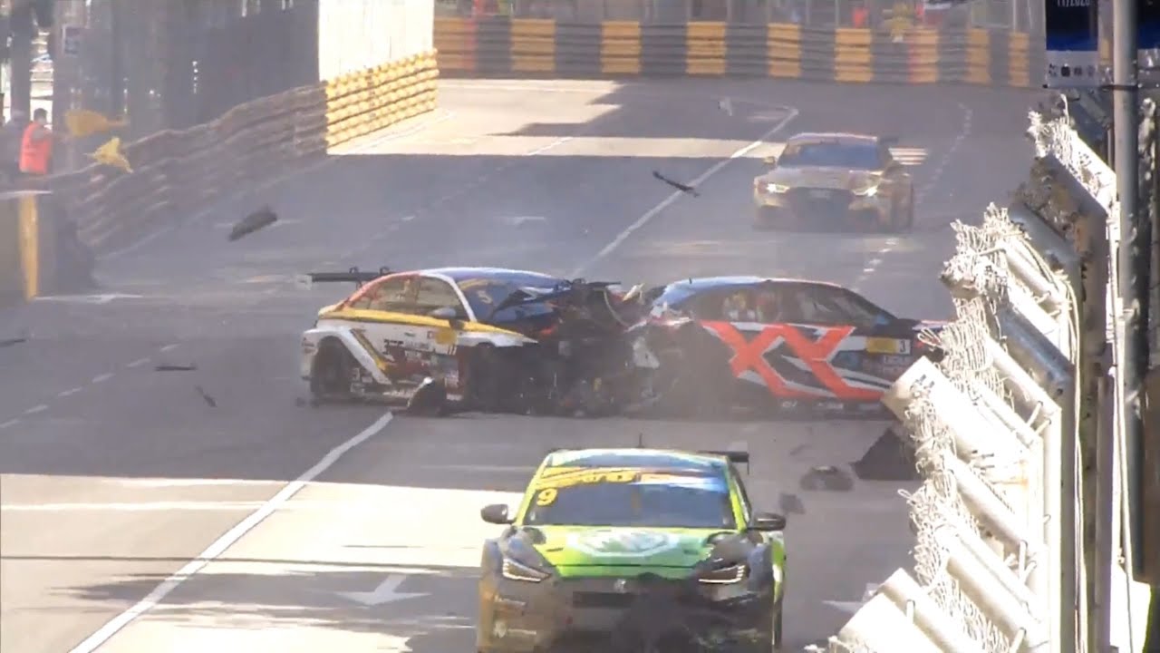 Macau Grand Prix 2020. Crashes and Fails Compilation