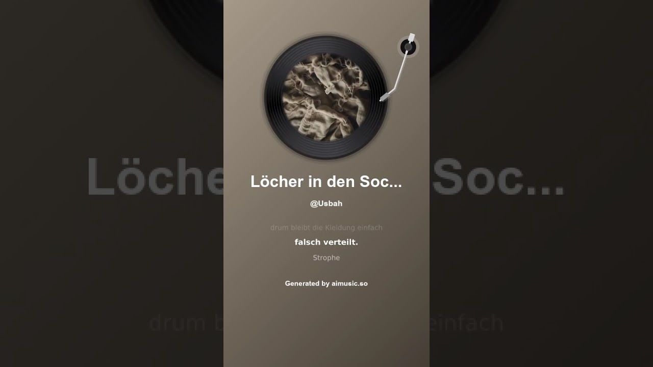 Löcher in den Socken
