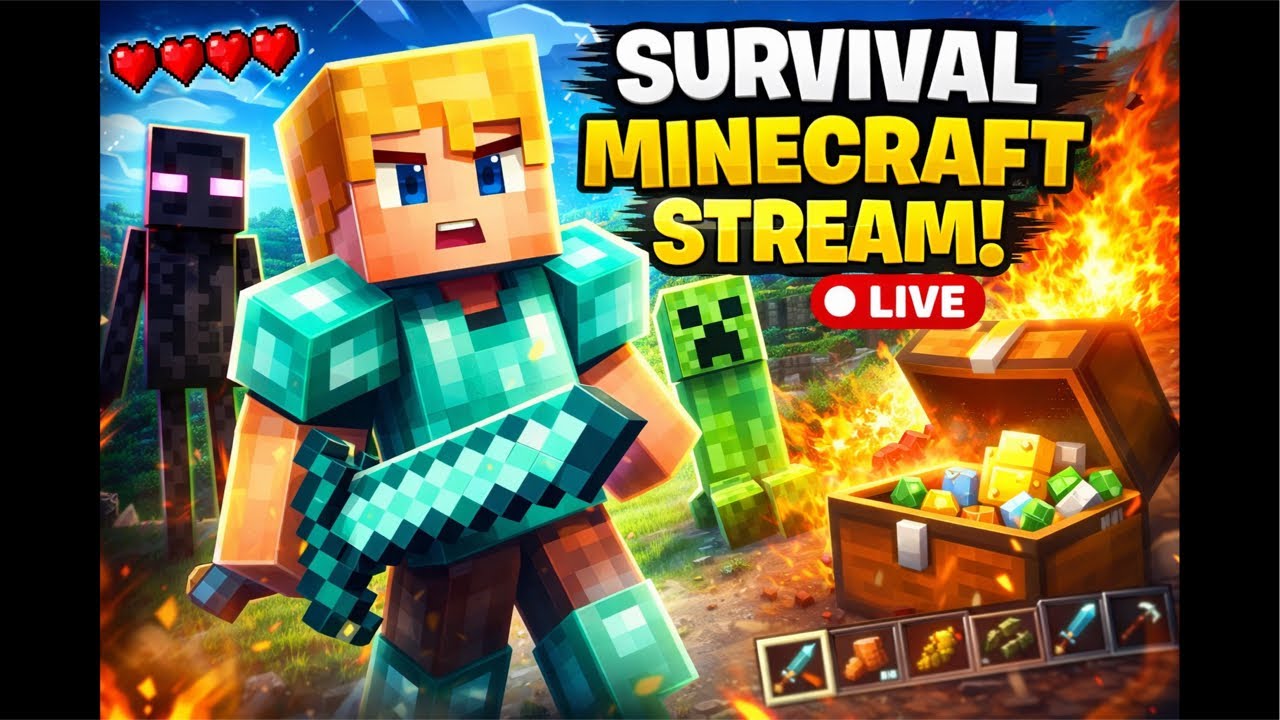Early Morning Survival Minecraft Stream🌅
