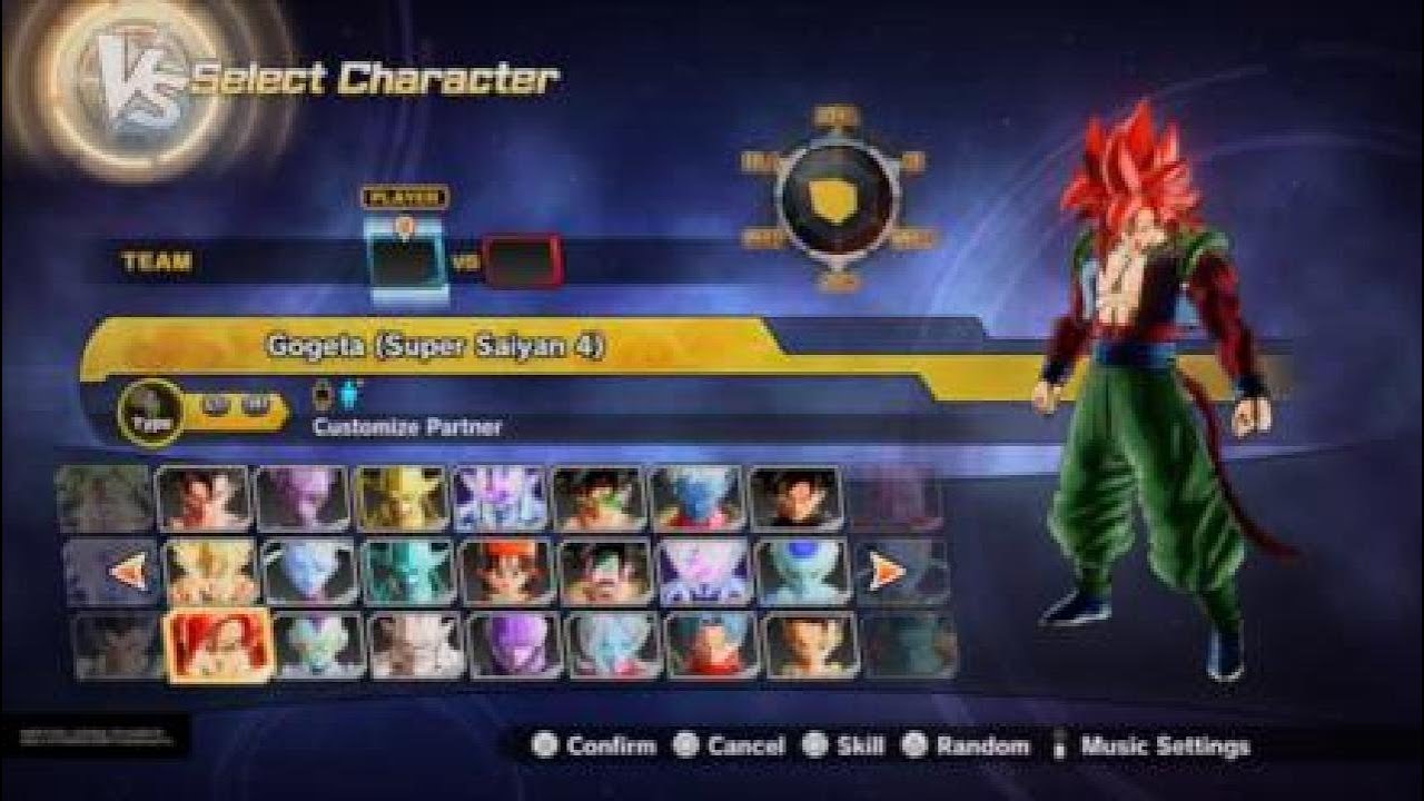 Super Saiyan 4 Gogeta Gameplay