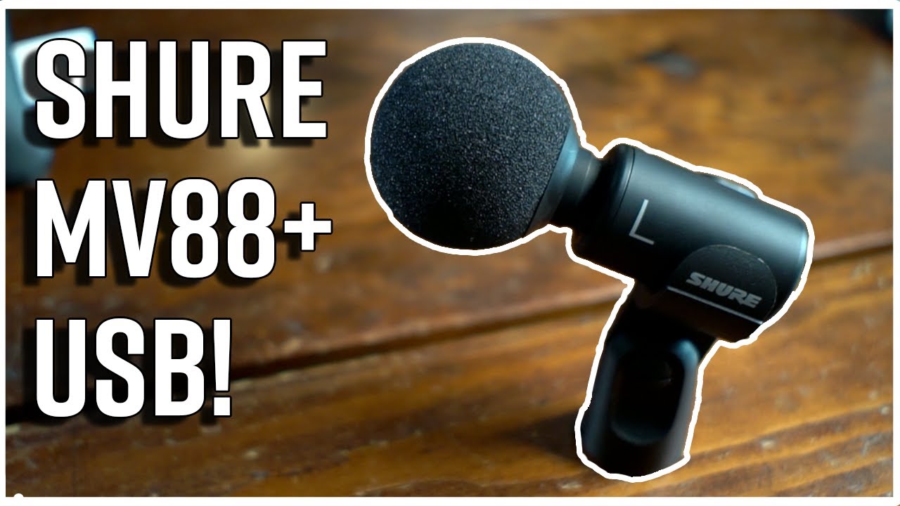 Review: Shure MV88+ Stereo USB Microphone for Video!