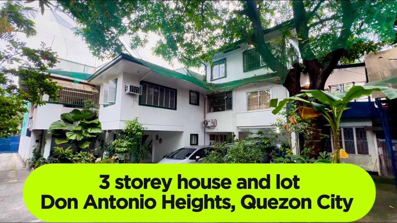 L-663-26 Don Antonio heights Quezon City 3 storey house and lot mix-use commercial-residential 