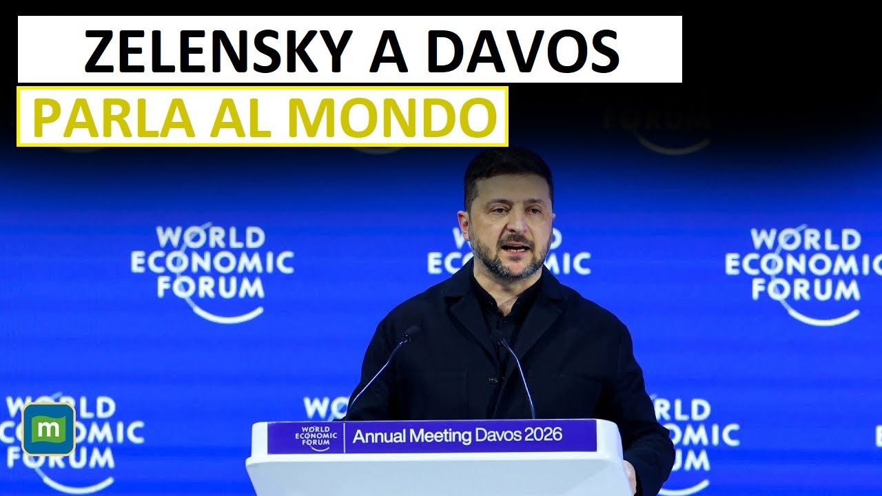 Il discorso di Zelensky a Davos (audio italiano)