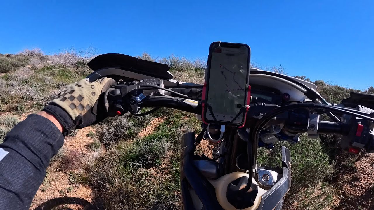 Exploring St Clair OHV on my TE300i Husqvarna!  1-16-26