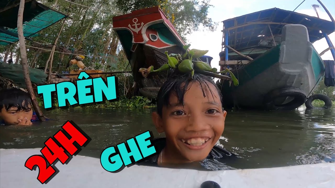 Anh Ba Báo TV | REVIEW Nhà Của Thái SIKE Ở Trên Sông - 24 Giờ Sống Trên Ghe