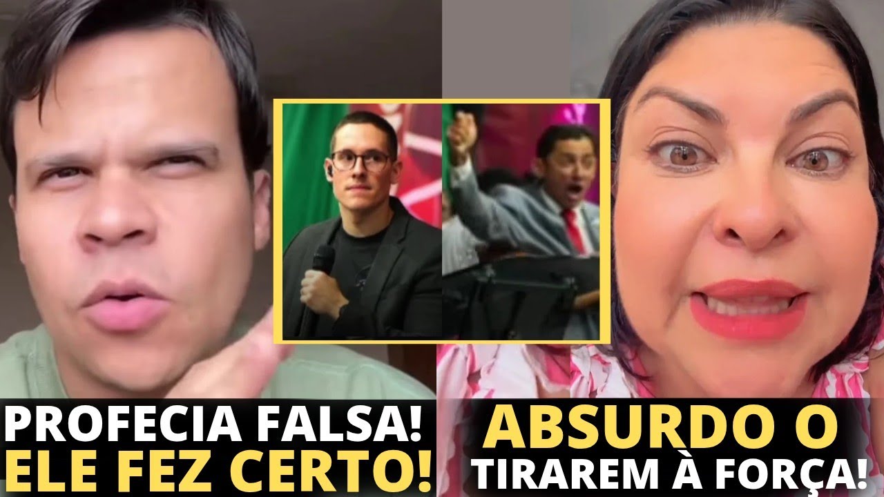 Elizeu Rodrigues diz que foi falsa a profecia que interrompeu Jefferson e Vanilda defende profeta
