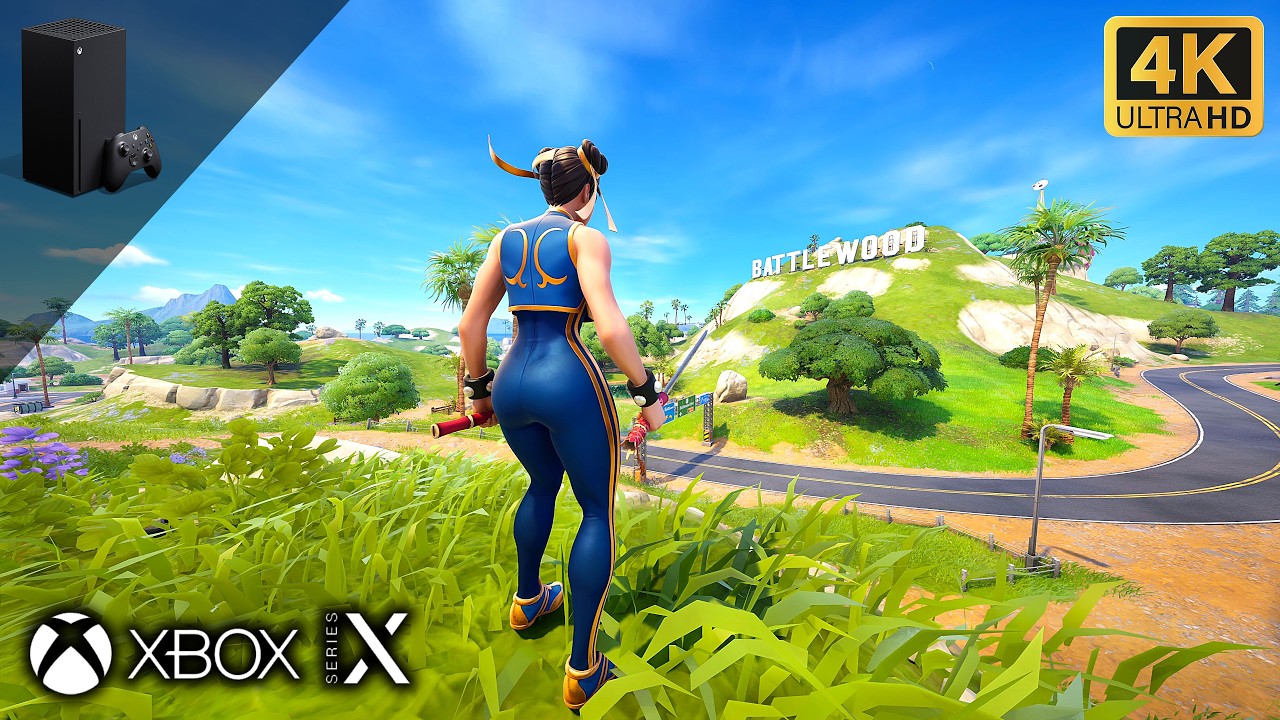 Fortnite (Chapter 7) Zero Build - Xbox Series X Gameplay 120FPS