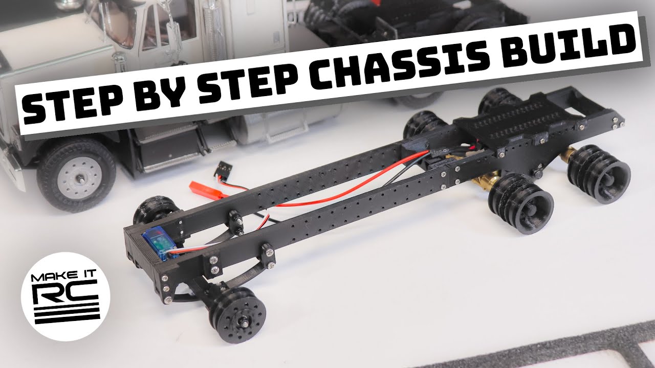 How To Assemble The CTC 01 3D Printable 1/25 Scale RC Truck Chassis 🔧