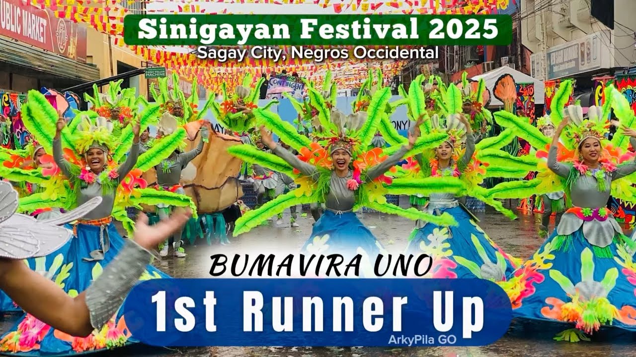 1st RunnerUp Sinigayan Festival 2025 Sagay City
