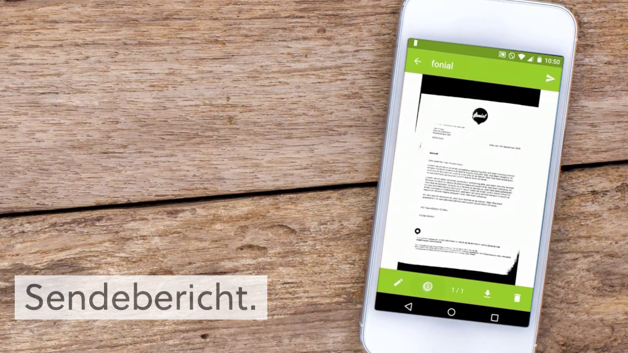 Die fonial E-Fax-App