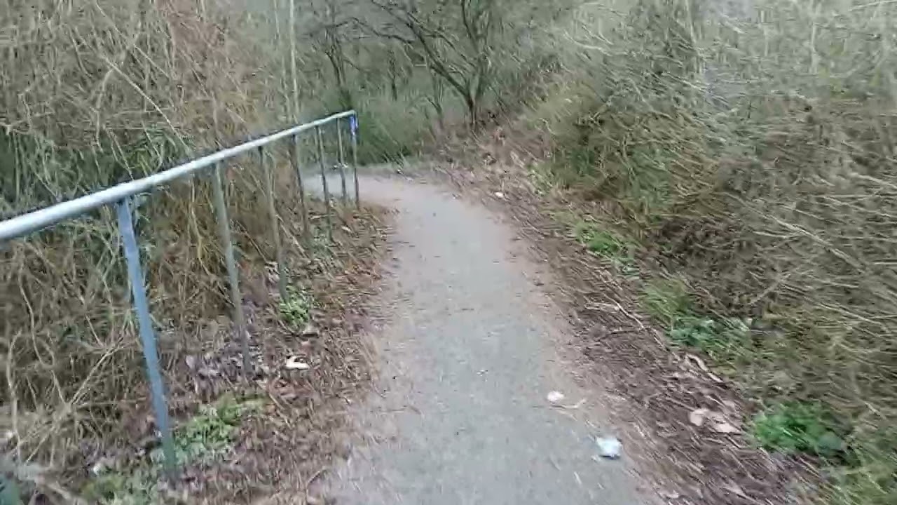 Walking from B&Q BIDSTON MOSS RETAIL PARK  JUNCTION  ONE WIRRAL MERSEYSIDE