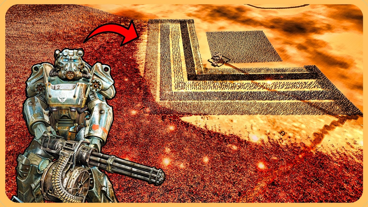 Can Brotherhood Soldiers Survive 4 Million Ghouls? - Ultimate Epic Battle Simulator 2 UEBS 2 (4K)