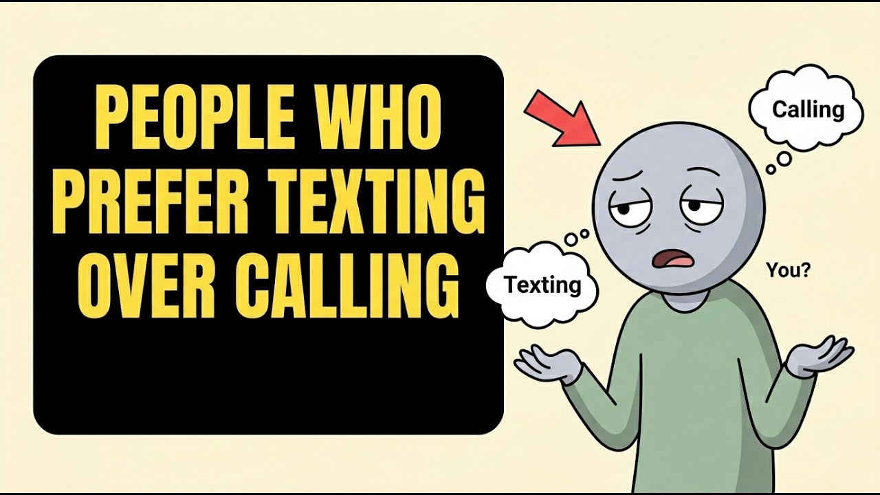 The Psychology of People Who Prefer Texting Over Calling