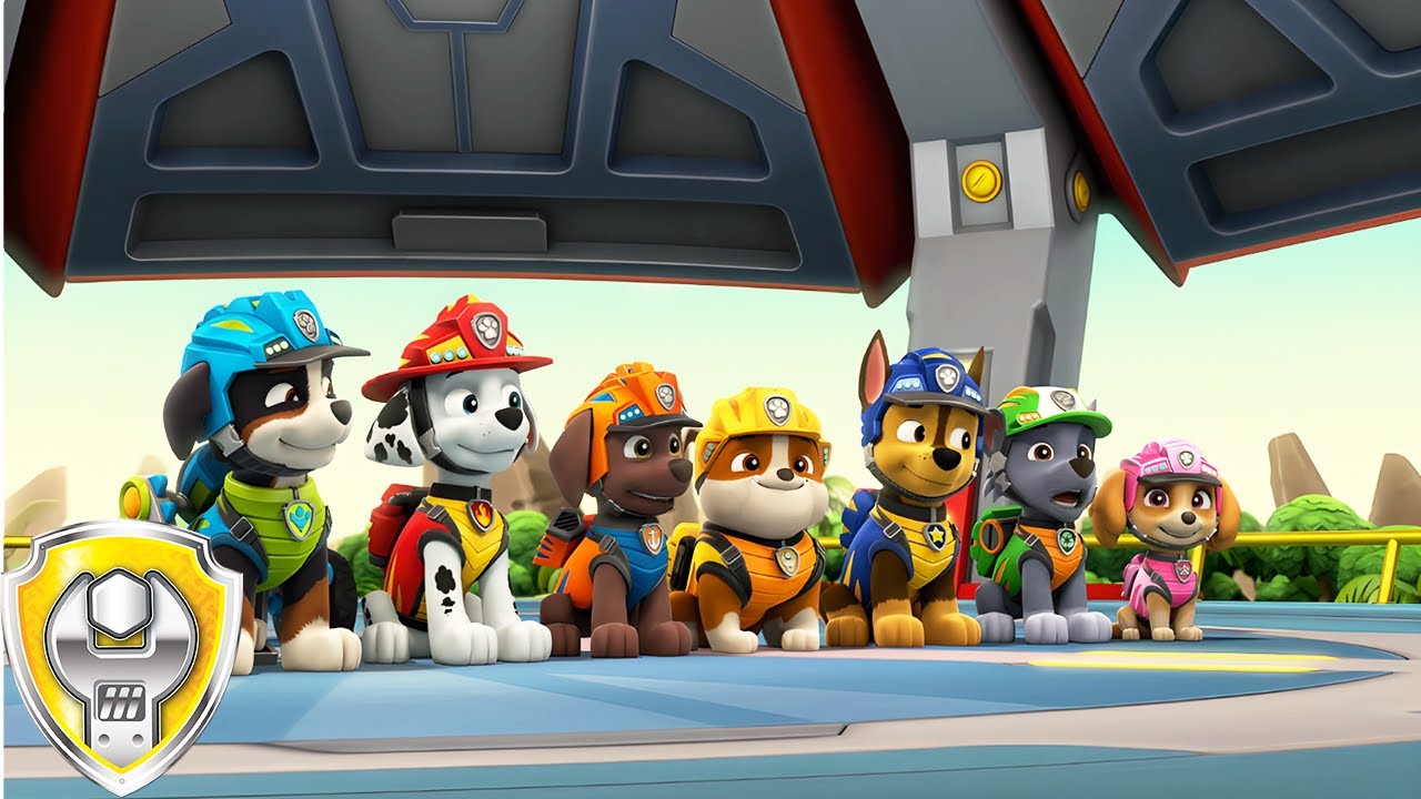 The Pups Suit Up To Find Dinosaurs 🦖 | Rubble - Paw Patrol | Cartoons for Kids
