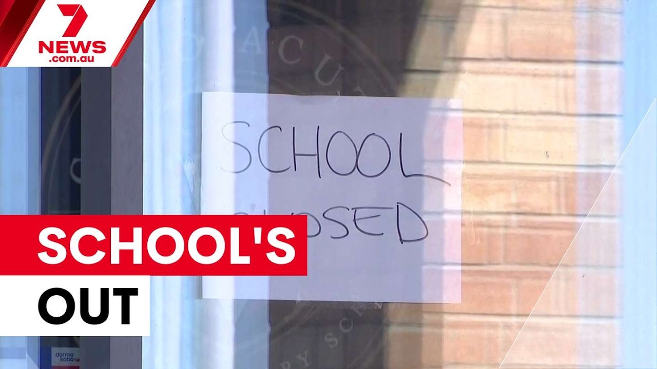 Thieves strike primary schools: Hundreds of students forced to stay home | 7NEWS