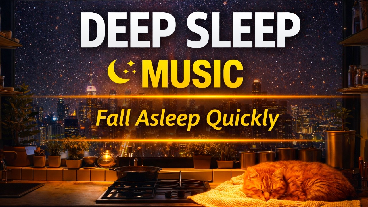 Fall Asleep in Minutes | Deep Sleep Music for Stress Relief & Anxiety Calming