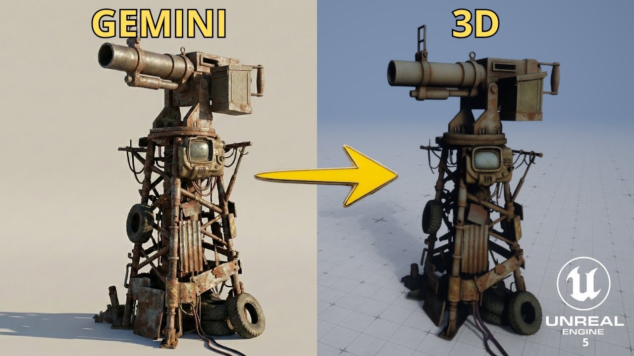 Transformando uma Foto em um Objeto 3d - Unreal Engine 5