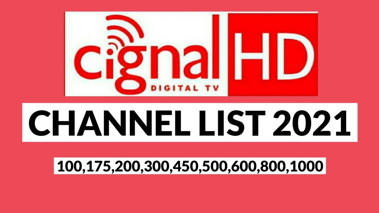 CIGNAL CHANNEL LIST 2021 | PREPAID HD