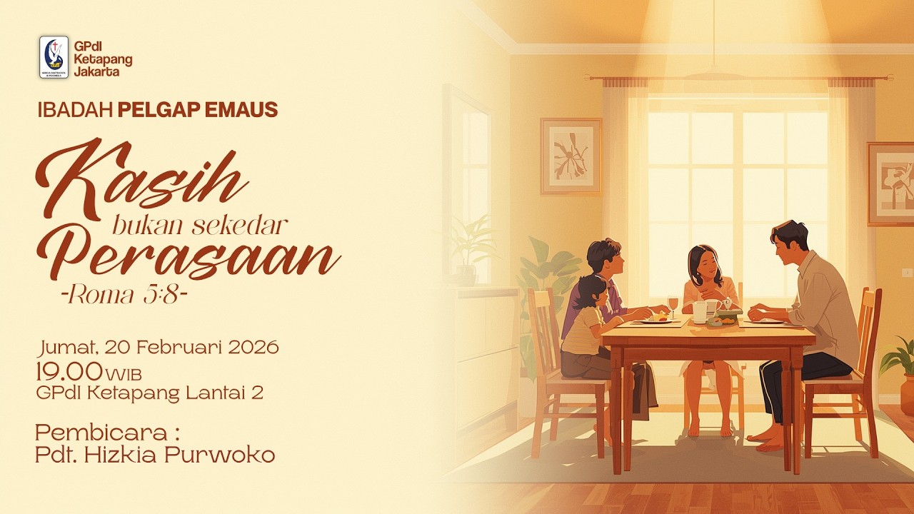 Ibadah PELGAP Emaus | Jumat, 20 Februari 2026