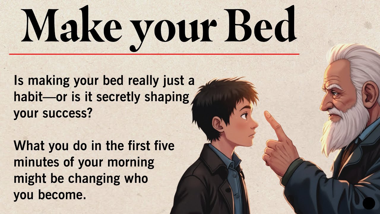This Simple Habit Changes Your Life | Make Your Bed Every Morning | Graded Reader | A2-B2 level 