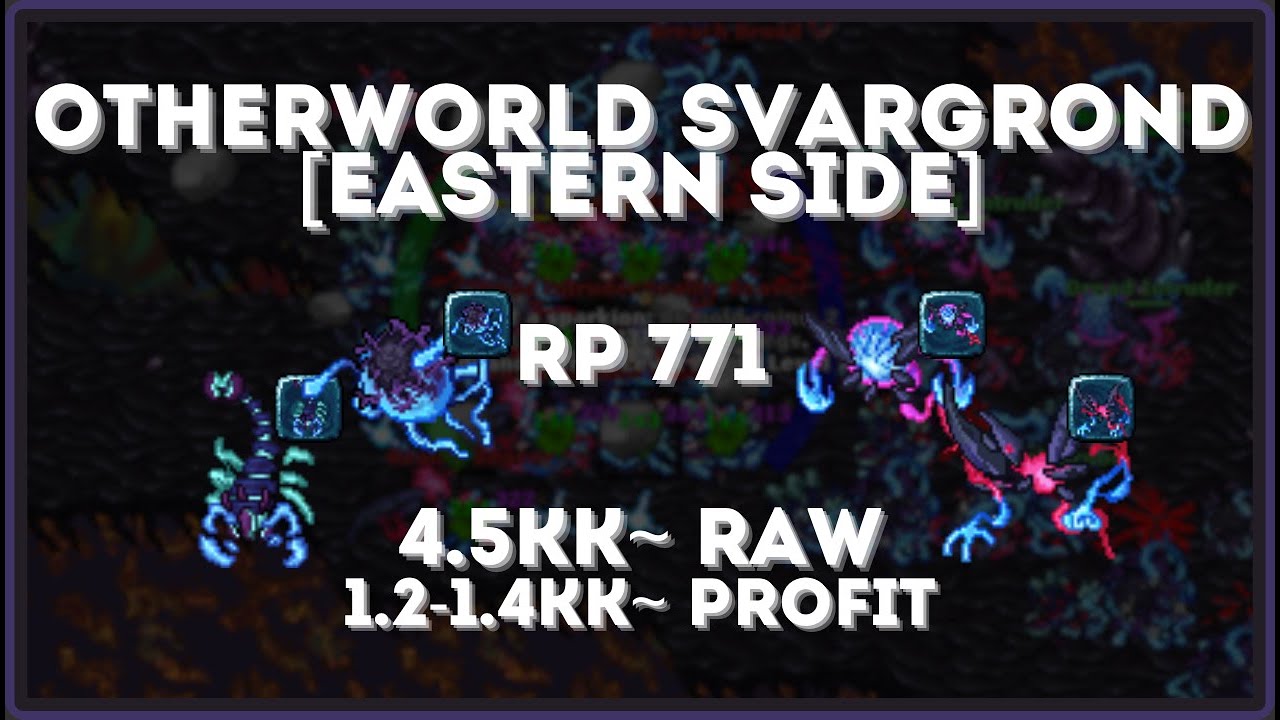 Tibia - RP 771 - Otherworld Svargrond [Eastern Side] - 4.5kk~ Raw & 1.2-1.4kk~ Profit | #tibia