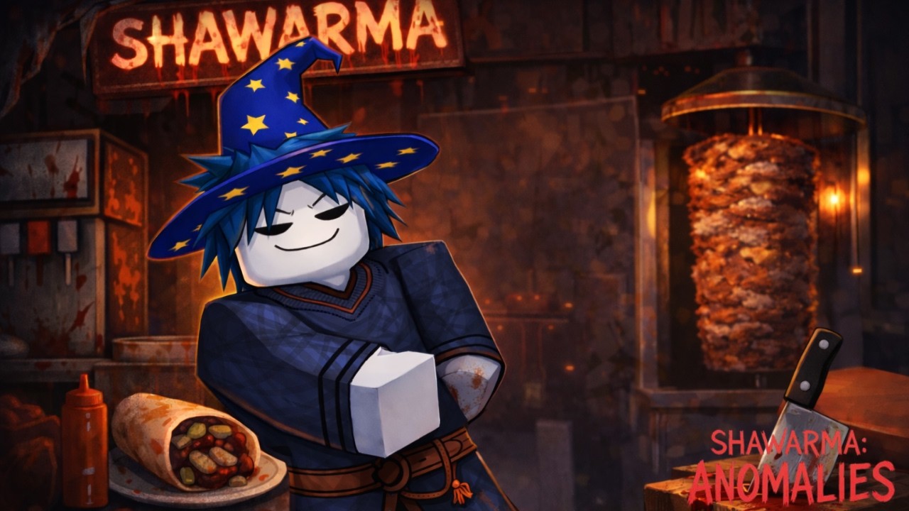Trying out Scary Shawarma Kiosk