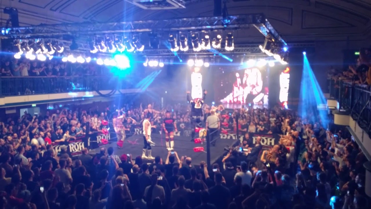 LIJ & Bullet Club Entrances ROH War of the World's Tour 18.08.2017 London