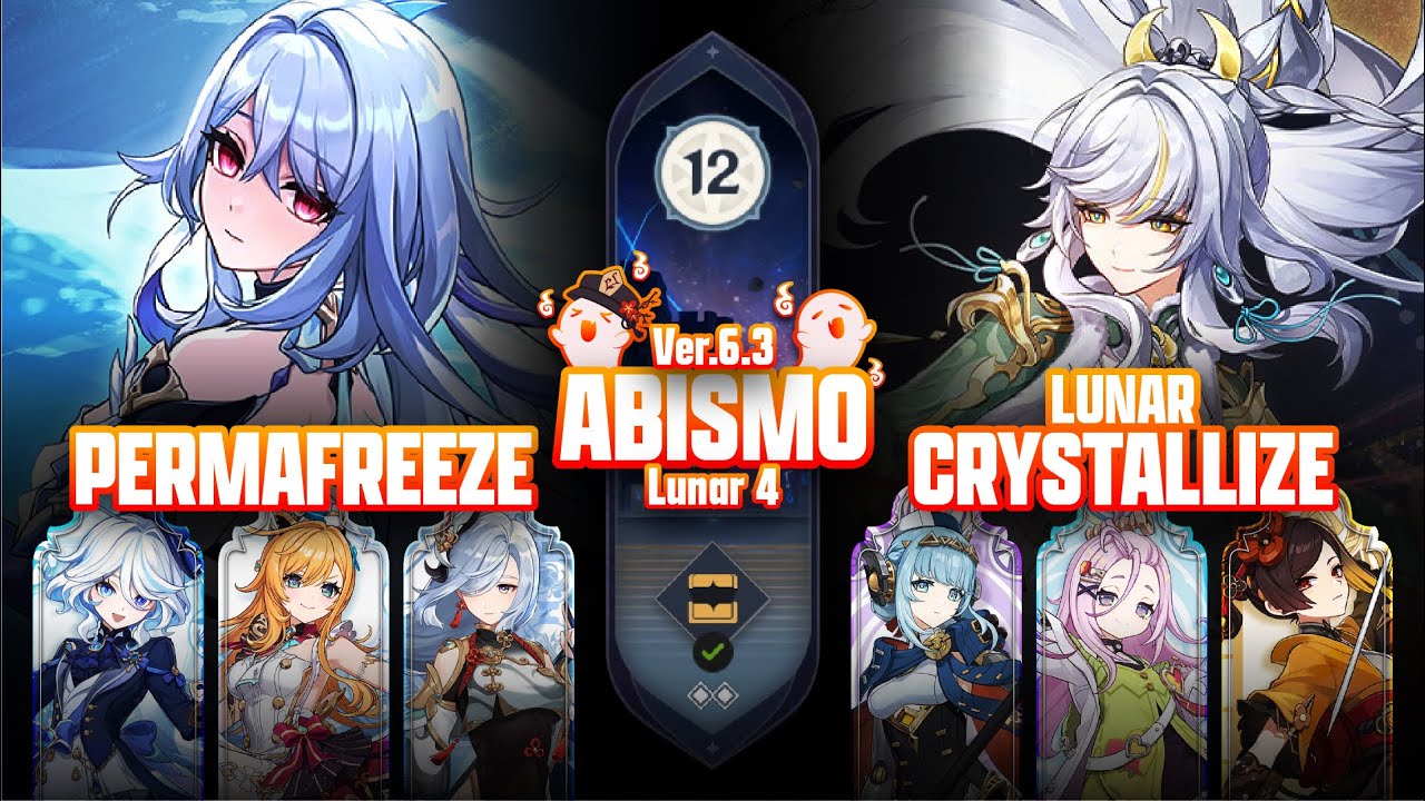 C0 SKIRK PERMAFREEZE & C0 ZIBAI LUNAR-CRYSTALLIZE | SPIRAL ABYSS 6.3 FLOOR 12 | GENSHIN IMPACT