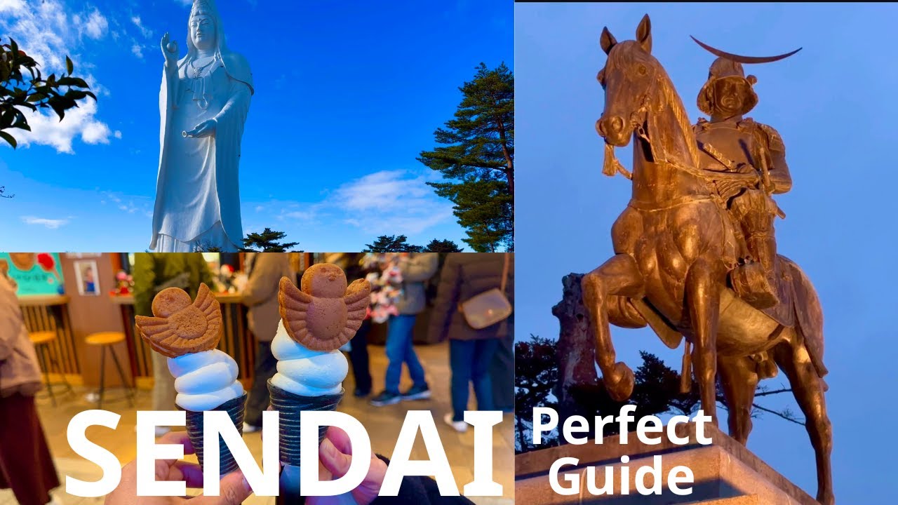 【仙台 4K HDR】  Must-Visit! Top 5 Recommended Tourist Spots in Sendai!  | 絶対行きたい！仙台の観光スポット5選！【おすすめ】
