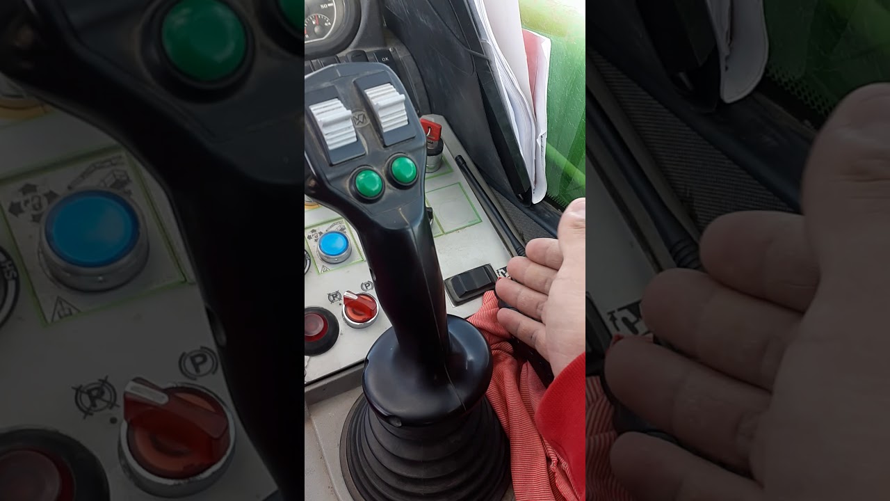 Телескопический погрузчик(Forklift)Merlo p72.10 управление