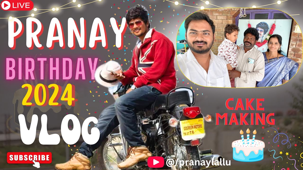 Pranay birthday vlog || Our elder son 29th birthday vlog